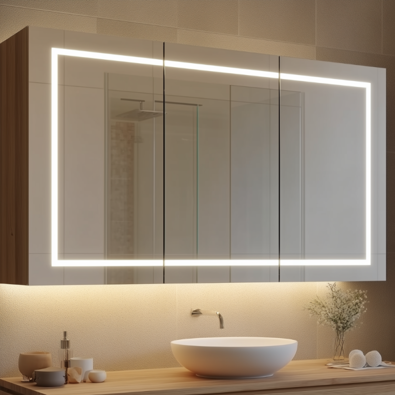 Spiegelschrank mit Beleuchtung